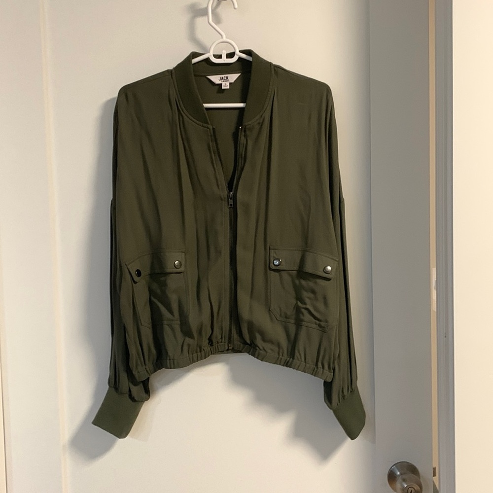 BB DAKOTA - military green bomber jacket - brand new never been worn